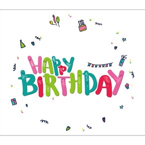생일 파티 현수막 플랜카드 배너 어린이집 생일축하 현수막, H07
