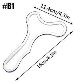 스테인레스 스틸 구아샤 스크래핑 스틱 림프 배수 마사지기 바디 조각 근육 통증 완화 부드러운 조직, B1, B1