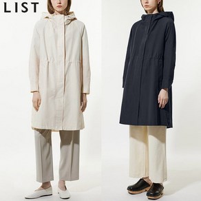 (LIST)] 프리미엄 코튼 스트링 후드 롱 점퍼 (택가격: 438000원)