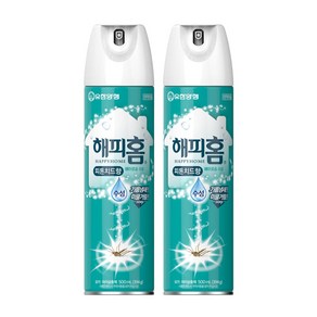 해피홈 에어로솔 모기(피톤치드향) 500ml, 2개