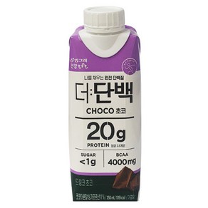 더단백 드링크 초코, 250ml, 18개