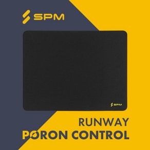 SPM RUNWAY PORON 런웨이 포론 게이밍 마우스패드, CONTROL, 1개, -