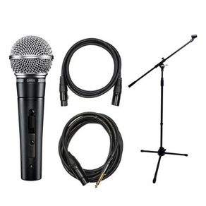 SHURE 슈어 SM58SK 보컬용 마이크 (스위치있음), SM58 SK 마이크+롱 스탠드