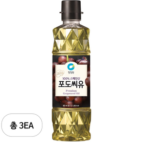 청정원 포도씨유 900ml, 3, 3개