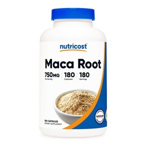 뉴트리코스트 마카 루트 750mg 180캡슐, 180정, 1개