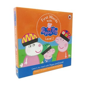 Fist Wods with Peppa Pig Level 2 Box Set Papeback 4종 & Activity 4종 (QR 음원포함 / 영국판), 페파피그