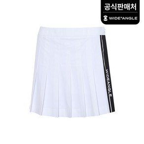 [와이드앵글 공식] [골프] 여성 CO 사이드 배색 플리츠 큐롯 L WWM23Q19W2