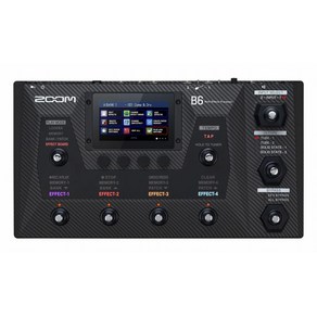 ZOOM 줌 B6 Bass Multi-Effects Processor 베이스용 멀티 이펙터