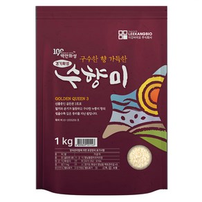 수향미 골든퀸 3호 백미, 1kg, 1개, 상등급