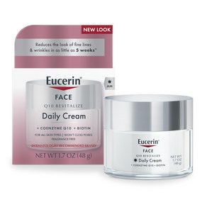 [미지의찬장] 유세린 Q10 안티 링클 페이스 데이 나이트 크림 / EUCERIN ANTI WRINKLE DAY NIGHT CREAM 주름개선 프로 레티놀 로션 48g, 1개