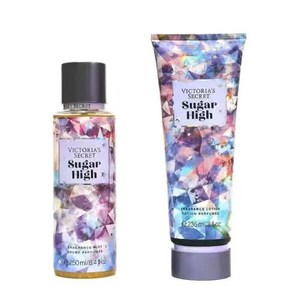 2p 빅토리아시크릿 바디로션+향수 236ml+250ml Fuit Cush Suga High Cake Confetti, 2개, 250ml