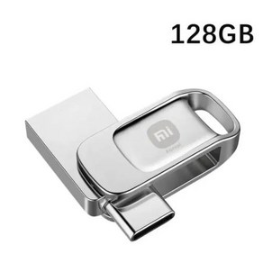 USB 3.0 플래시 드라이브 2 in 1 TYPE-C 2TB 펜드라이브 방수 1TB 512G 메모리 스틱 128G 256G 고속 U 디스크 전화 태블릿 PC용, 1개, 128GB