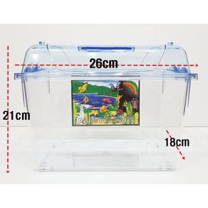 채집통 대형 달팽이집 사육통 곤충집 클린케이스 어항, 1개