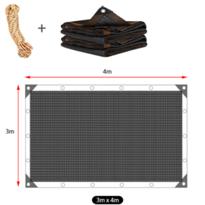 3x4m 메쉬 렉타타프 그늘막