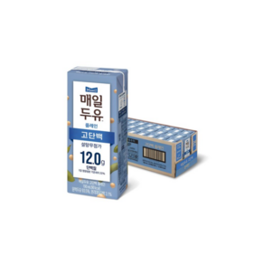 매일유업 매일두유 고단백, 100ml, 48개