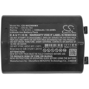 니콘 EN-EL18d D6 Z9 용 카메라 배터리, 02 CS-NKZ900MX 3300mAh