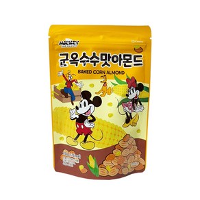 헤이지 (소비기한 2025-02-26) 디즈니 군옥수수맛 아몬드 100G 1개 어린이간식