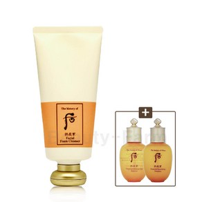 더후 공진향 폼 클렌져 180ml 기획세트 +인양 스킨로션 또는 설 미백 스킨로션 20ml 증정 / 천연 식물성 세정 성분 / 촉촉한 폼 클렌져 / 공진향 스페셜 클렌징, 인양 스킨로션 20ml, 1개