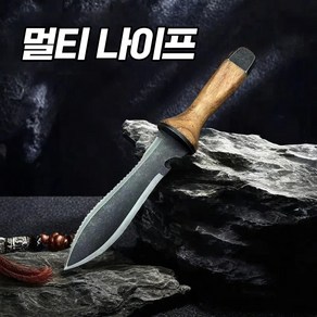 칼 톱 묵직한 멀티툴 K302 다기능 캠핑 나이프 야전삽 해머, 1개