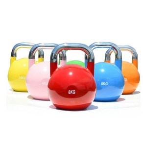 케틀벨 세트 덤벨 홈트 헬스장 크로스핏 웨이트 피트니스, 페어리파우더 4kg, 1개