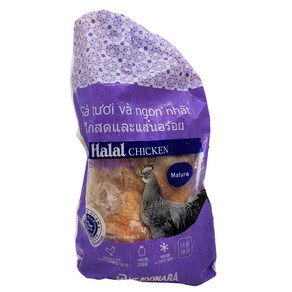 한뜨레 냉동 할랄통닭10호(HALAL OLD CHICKEN) 1kg, 1개