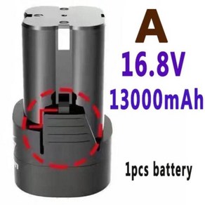 전동 공구용 범용 충전식 배터리 전기 스크루 드라이버 전기 드릴 리튬 이온 배터리 6.8V 3000mAh, 한개옵션1