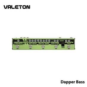 Valeton Dapper Bass 베이스 프리앰프 스테이지 세션 기깅 기어 멀티 이펙트 페달