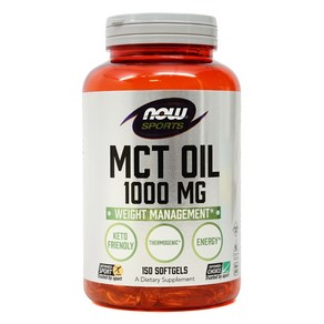 Now Foods 스포츠 MCT 오일 1000 mg 150 소프트젤, 150정, 1개