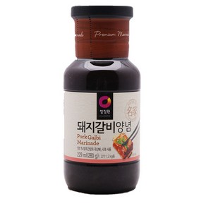 청정원 돼지갈비양념 280g 500g, 10개