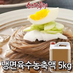 냉면육수농축액 5kg, 1개