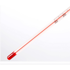[10개]아날로그 유리 막대 학교 실험 교보재 유일알콜온도계 AL-50C -30도 -50도