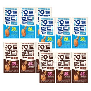 [트레이딩제이] 롯데칠성 오트몬드 (저당언스위트6+저당초코6), 1개, 190ml