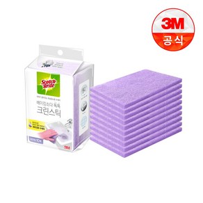 3M]크린스틱 시트타입 욕실청소 10입, 1세트