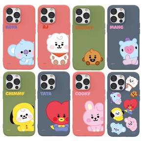 BT21 베이비 소프트 케이스 아이폰15 프로 맥스 플러스 갤럭시S23 울트라 노트20 우체국택배 코야 알제이 슈키 망 치미 타타 쿠키