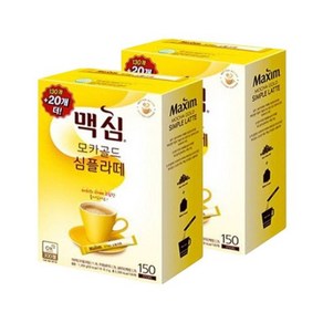 맥심 모카골드 심플라떼130T+20T X 2개 (총300T)