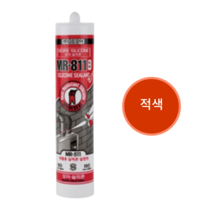 (주)GS모아실 내열실리콘 M-811보일러연통실리콘, 1개, 적색