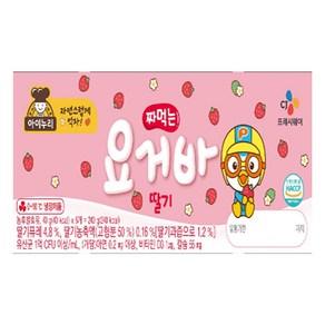 CJ제일제당 아이누리 짜먹는 요거바 딸기 40g x 6입, 240g, 1개