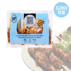 달디단마켓 숯불 데리야끼 닭꼬치 400g(드라이) 캠핑밀키트 꼬치구이 다리살, 1개, 400g