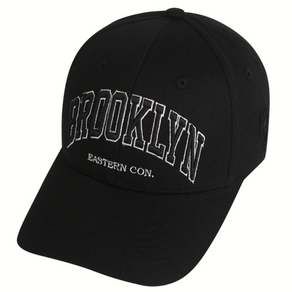 NBA 엔비에이 빠른배송 남여공용 NBA BKN 아치형 심플 하드 볼캡 HARD BALL CAP N235AP462P