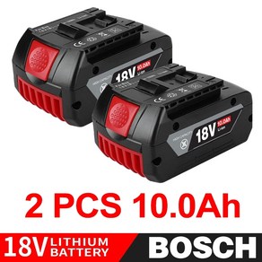 전문가용 18V 무선 GBA18V80 21700 10000mAh BAT609 보쉬 시스템 젤용 Esatz BAT618 배터리, 7)Only Chage, 1개