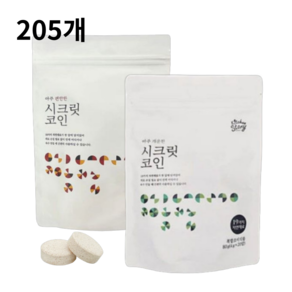 [방송구성] 빅마마 이혜정의 시크릿코인 205알 (편안한맛160알+개운한맛40알+사은품5알), 4g, 205개