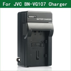 건전지 배터리 충전기 BNVG121 디지털 카메라 JVC BNVG107 BNVG107U, 단일옵션, 1개