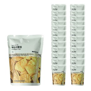 무인양품 MUJI 재료의 맛을 살린 파인애플칩 1BOX, 25개, 30g