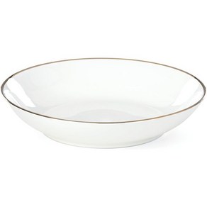 Lenox 레녹스 화이트 트리안나 12피스 디너웨어 세트 16.20LB, Pasta Bowl, 1개