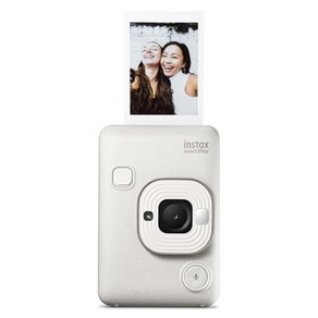 FUJIFILM 체키 인스턴트 instax mini LiPlay 카메라스마트폰 프린터 INS MINI 스톤 화이트 HM1 STONE WHITE, instax mini LiPlay 본체+케이스, 1개