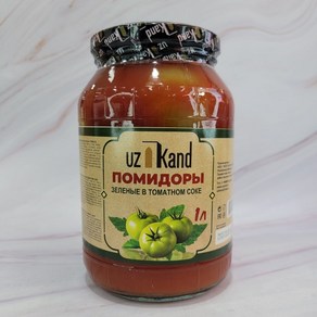 우즈칸드 토마토 인 토마토주스 1kg (우즈베키스탄) Uzkand tomato in tomato juice 1kg (Uzbekistan), 1개