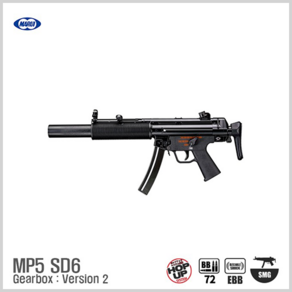 [신상품]MARUI MP5 SD6 BK 마루이 차세대 블로우백 전동건, 1개