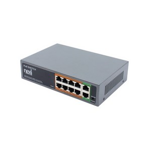 [NEXI] NX-POE108EX20 [스위칭허브/8포트+Uplink 2포트/100Mbps/PoE] [NX661]