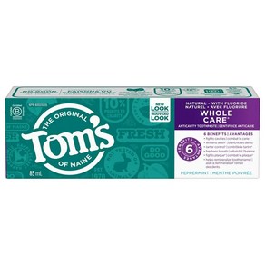 캐나다 치약 탐스오브메인 Toms of Maine 성분좋은 내추럴 치약 3종 Simply Natual Toothpaste, 2개, 85ml