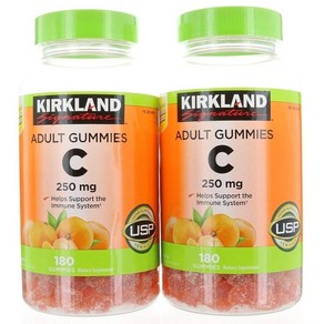 Kikland Signatue 비타민 C 250mg 성인용 젤리 360개, 1개